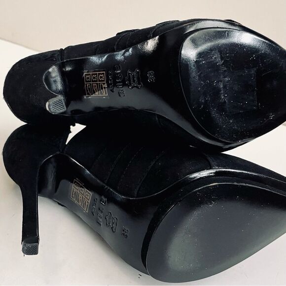 ALDO RISE x Preen Fanni Triple Buckle Front Zip Shootie Black Stiletto EU 38 - Picture 6 of 16